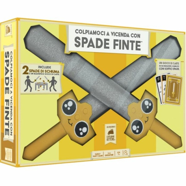 Colpiamoci a vicenda con spade finte