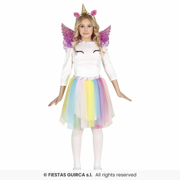 Costume - Unicorno Arcobaleno - Tg. 5/6 anni