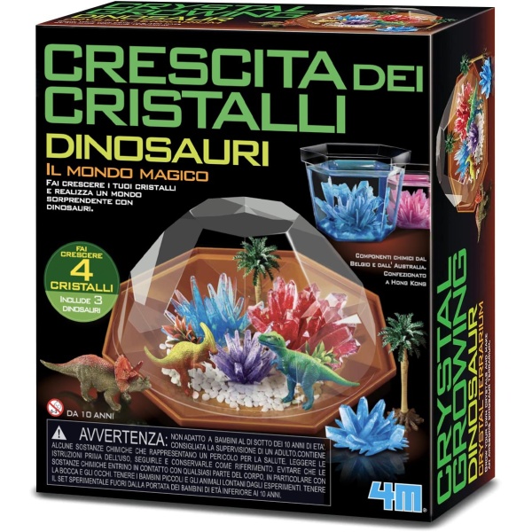 Il mondo dei cristalli e dei dinosauri 10+