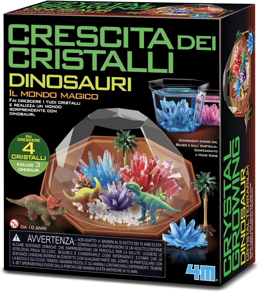Il mondo dei cristalli e dei dinosauri 10+