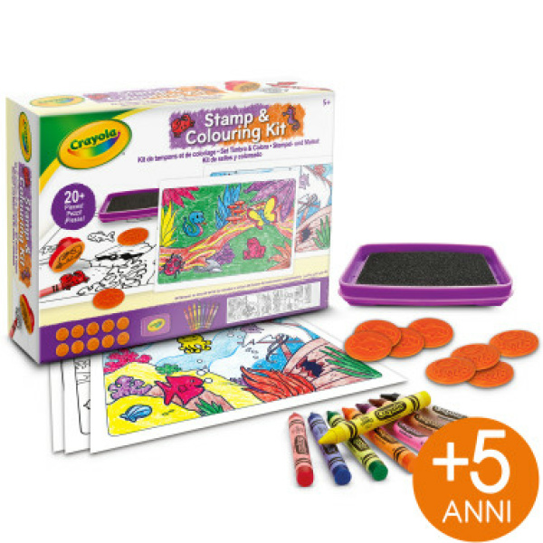 Crayola Set Timbra e colora