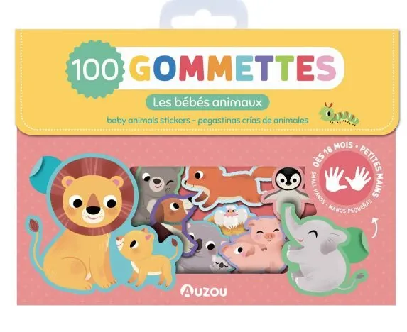 100 adesivi stickers gomooettes - Cuccioli