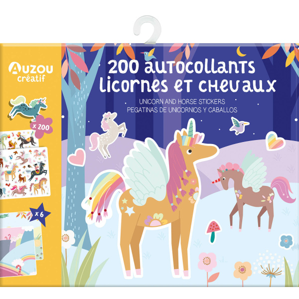 200 Stickers - Unicorni
