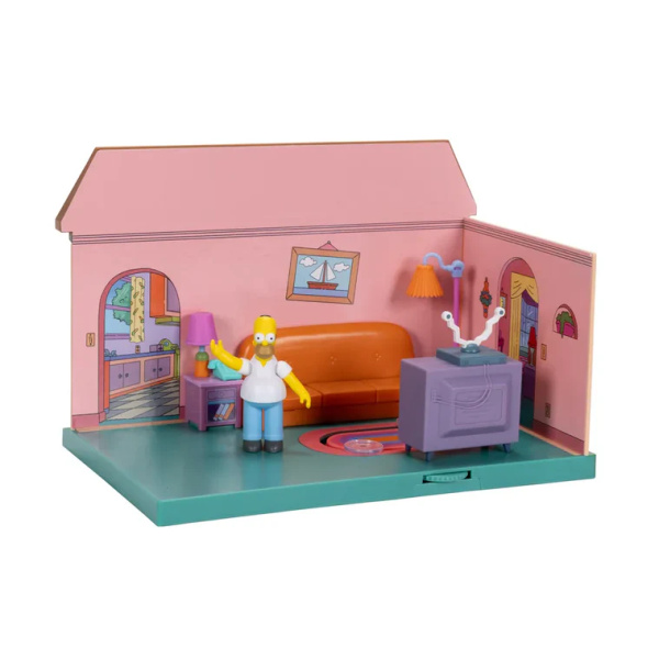 The Simpsons - Playset Casa con Homer Incluso