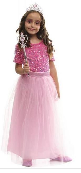 Costume - Principessa Rosa - Tg. 5/7 anni