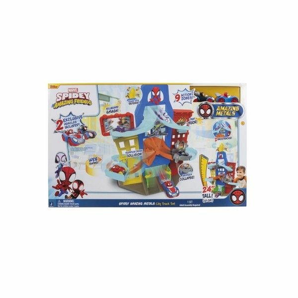 Spidey City Playset con 2 veicoli