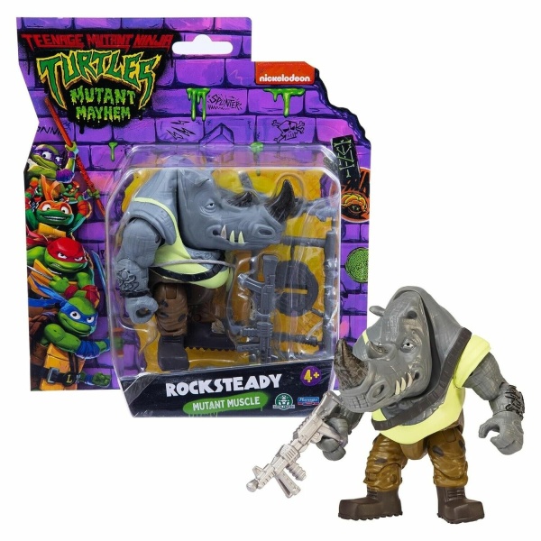 Turtles Ninja Tartarughe Personaggio Base - ROCKSTEADY