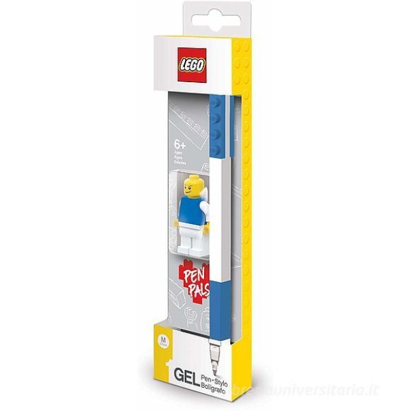 PEN gel blu + minifigure Lego