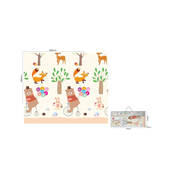 Tappeto Pieghevole Animali e veicoli 150x200x1