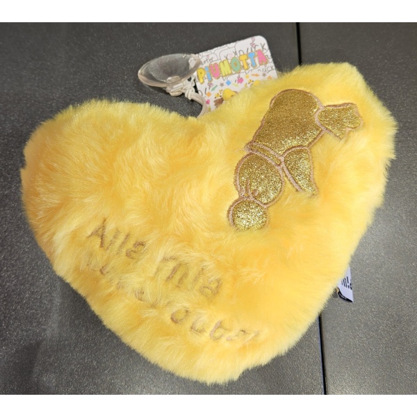 Cuore con ventosa Piumotta "alla mia paperotta"