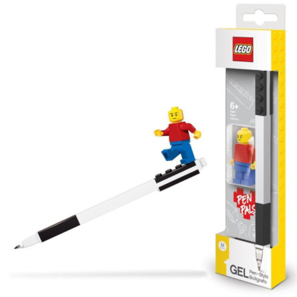 Gel PEN nera + minifigure Lego