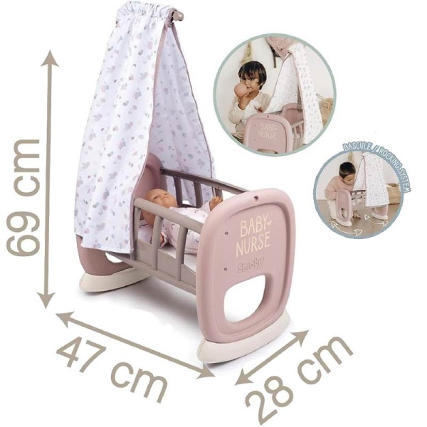 Baby Nurse culla con baldacchino