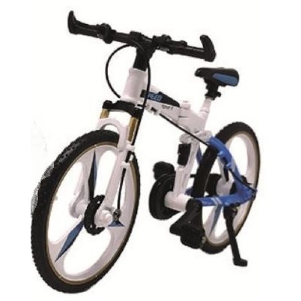 Silver Wheel - Bike scala 1/10 - MTB Pieghevole - Bianca