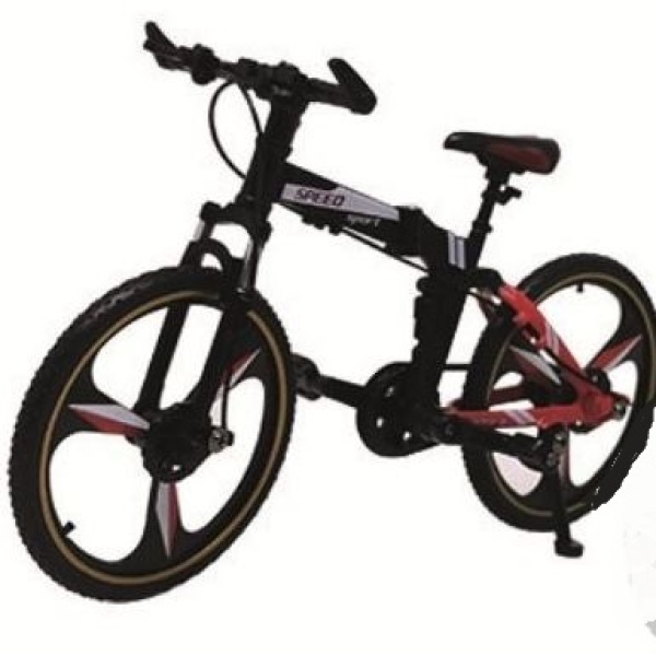 Silver Wheel - Bike scala 1/10 - MTB Pieghevole - Rossa