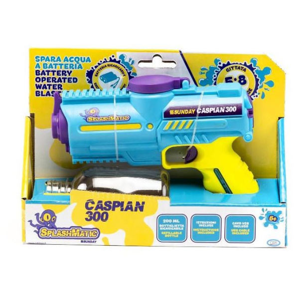 SplashMatic Caspian - Pistola spara acqua a batteria