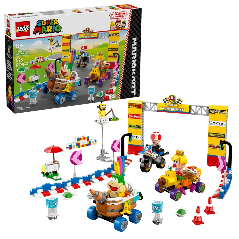 Lego 72036 Mario Kart™: Pack Baby Peach e Gran Premio