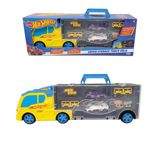 Hot Wheels Valigetta Trasportatore con 2 veicoli
