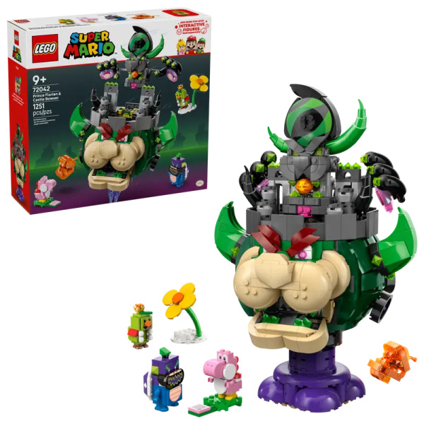 Lego 72042 Principe Florian e Bowser castello