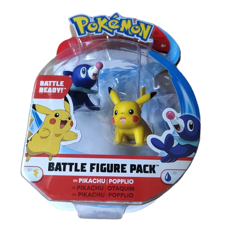 Pokemon Battle Figure Pack - Pikachu + Popplio