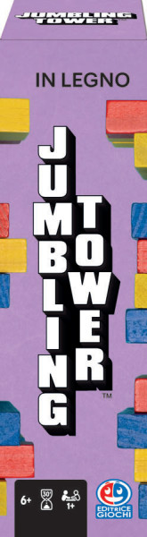 Jumbling Tower colorata legno