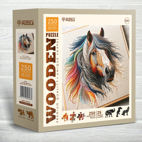 Puzzle 250 Pezzi in Legno - Horse