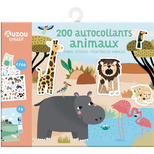 200 Stickers - Animali