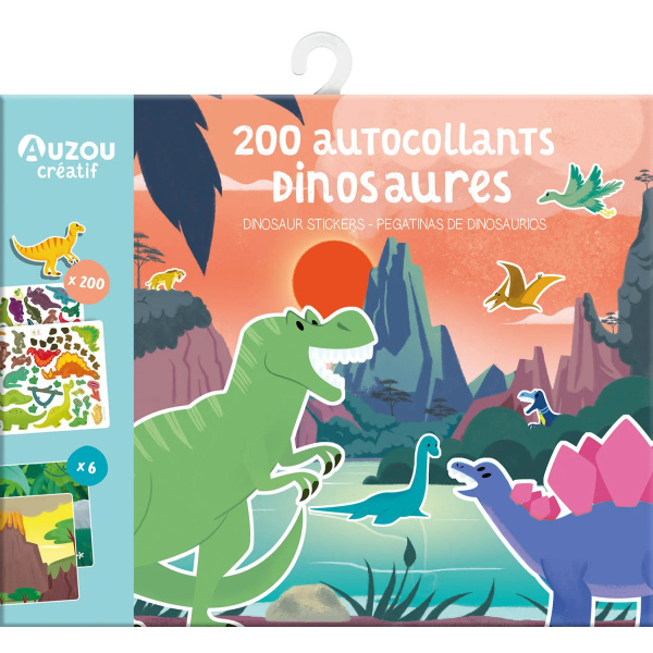 200 Stickers - Dinosauri