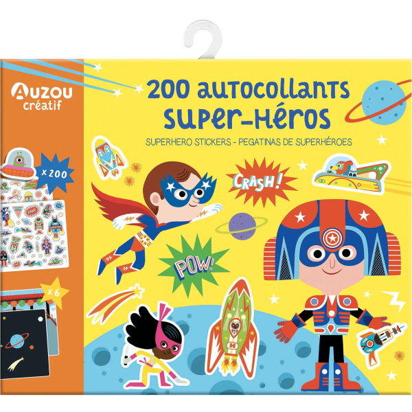 200 Stickers - Supereroi