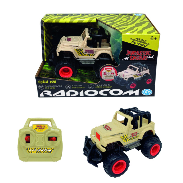 Jurassic Safari Auto R/C scala 1/28