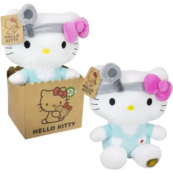 Hello Kitty - peluche cm27 in sacchetto di carta - HELLO KITTY
