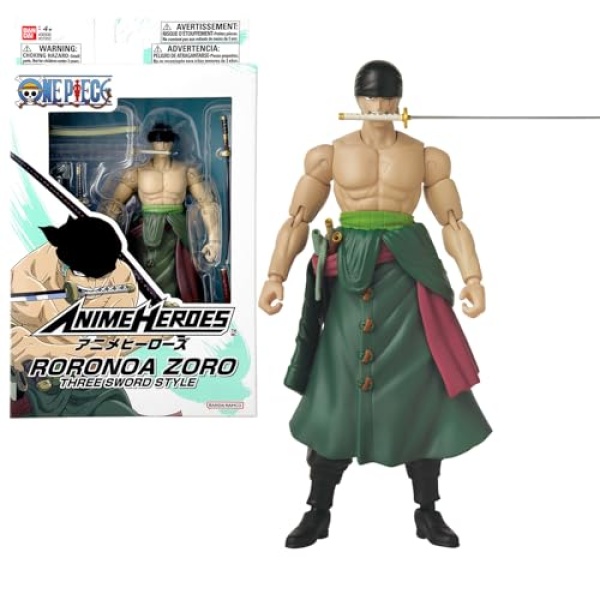 ONE PIECE - RORONOA ZORO - three sword style cm17