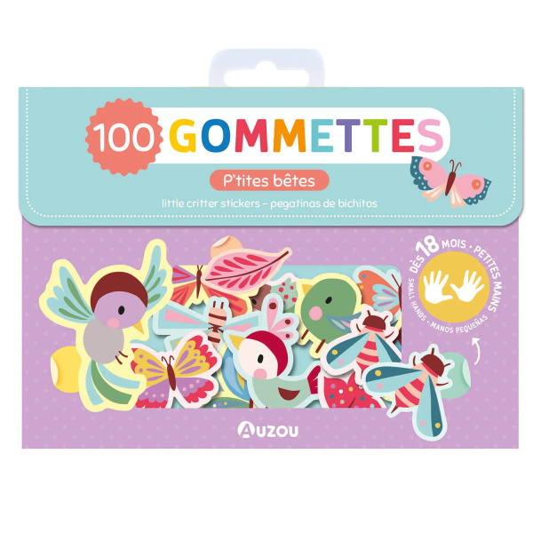 100 adesivi stickers gommettes - Insetti
