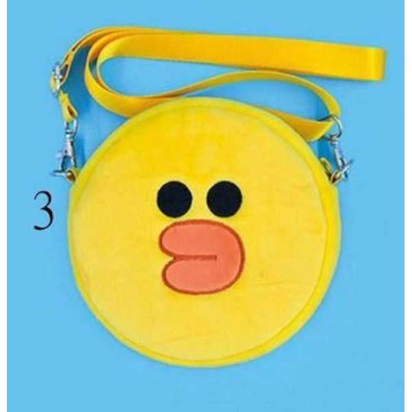 Line Friends - Tracollina Face Peluche - Papero