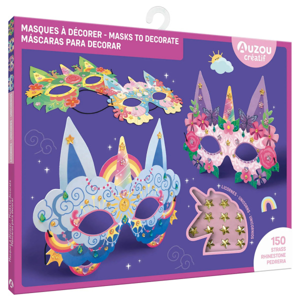 Maschera Unicorno con Tatuaggi