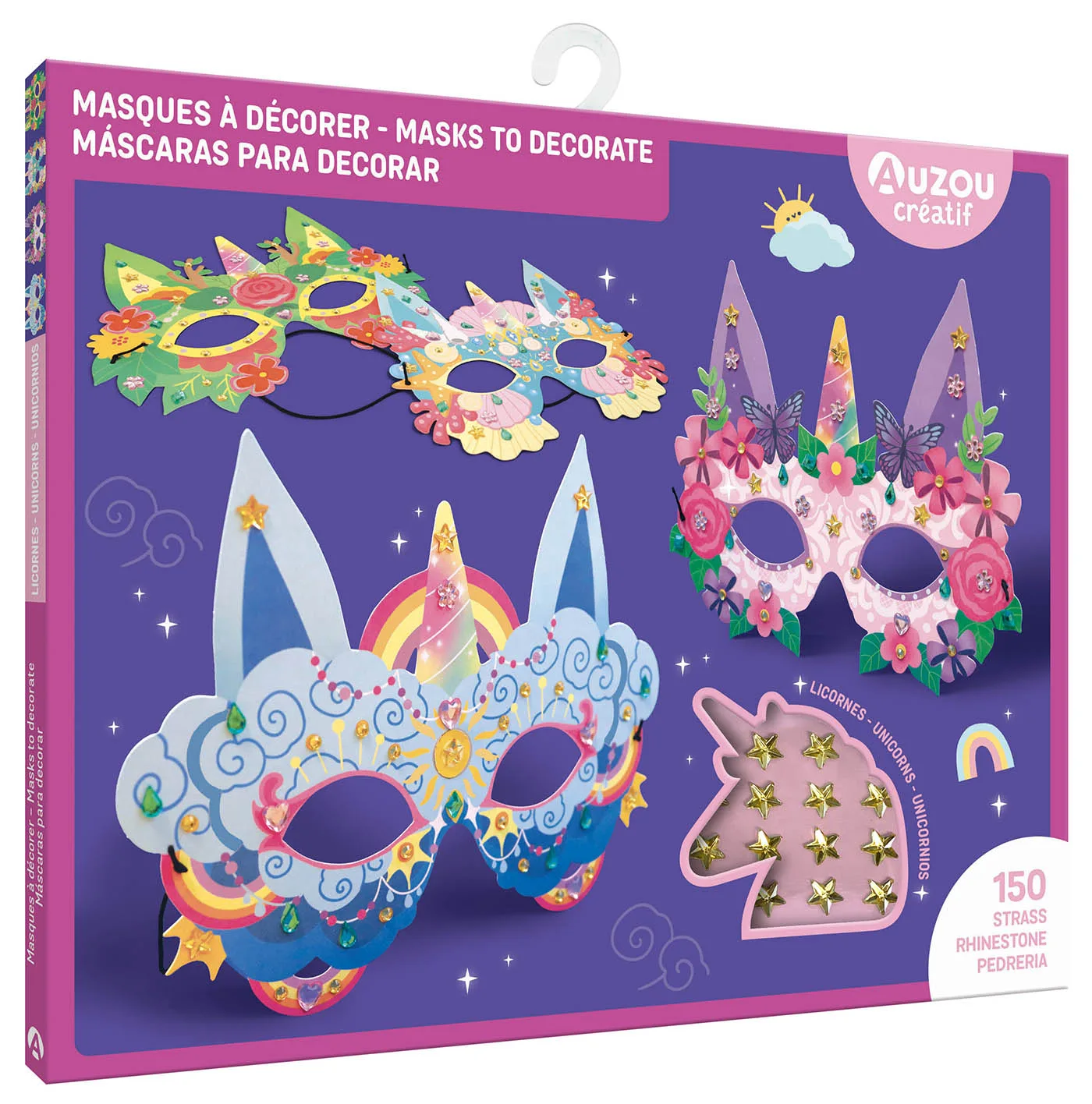 Maschera Unicorno con Tatuaggi