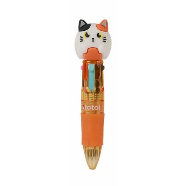 Mini Pens 4 colori - CAT LOVERS GATTO ARANCIO
