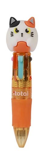Mini Pens 4 colori - CAT LOVERS GATTO ARANCIO