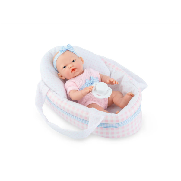Bambola Marina & Pau – Nenotes Baby Mini Golosinas con Trasportino 21 cm