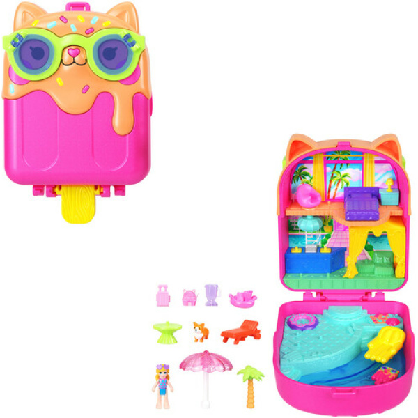Polly Pocket Compact - Kitty Popsicle Resort - Asst. JFG56 - JCB17