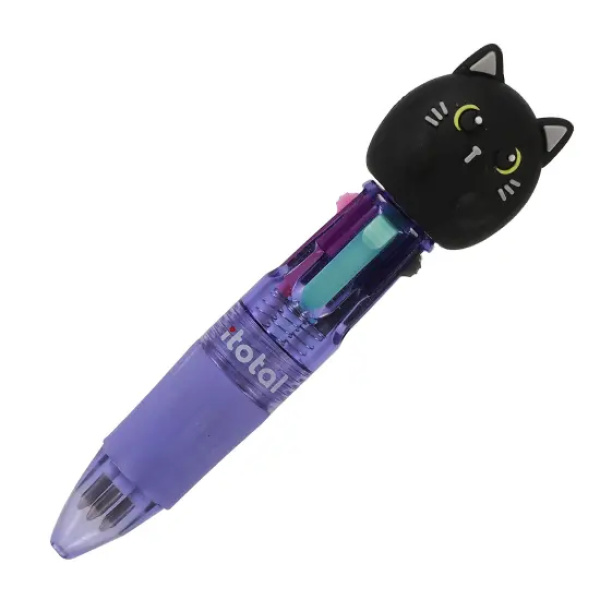 Mini Pens 4 colori - CAT LOVERS GATTO NERO