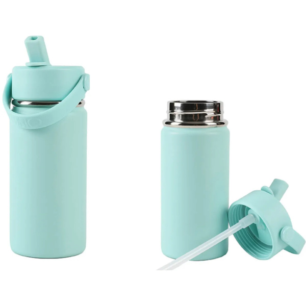 Borraccia Termica 400ml - Verde Acqua con manico