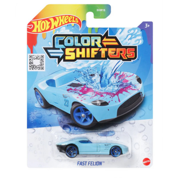 Hot Wheels - Veicoli cambia colore - FAST FELION - Asst. bhr15 - JDN35