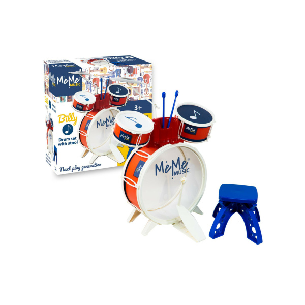 Batteria 4 Elementi con Sgabello - BILLY