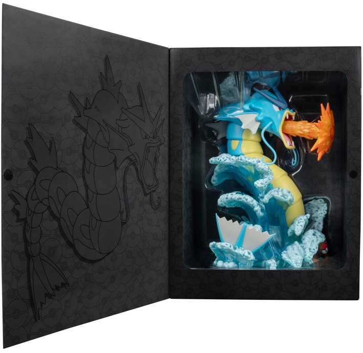 Pokemon Select Deluxe Collector Statue - Gyarados con effetti luminosi - immagine 2