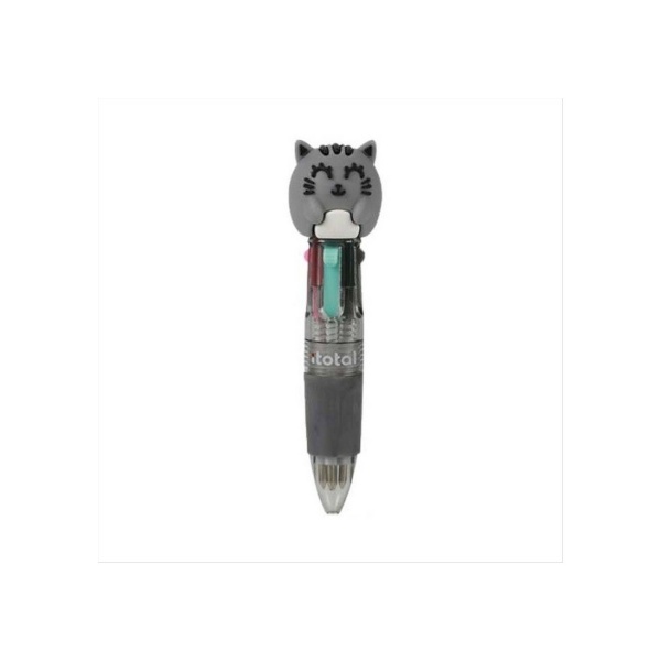 Mini Pens 4 colori - CAT LOVERS GATTO GRIGIO