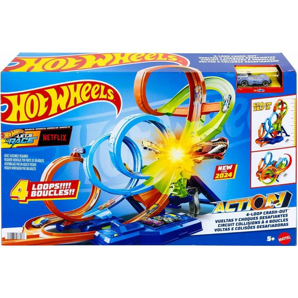 Hot Wheels - 4 Loop crash-out - HXT06