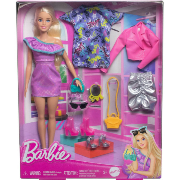 Barbie Fashionistas con Abiti e Accessori - HYT61