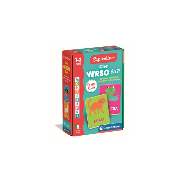 Sapientino Montessori Flashcards Che Verso Fa? 16831