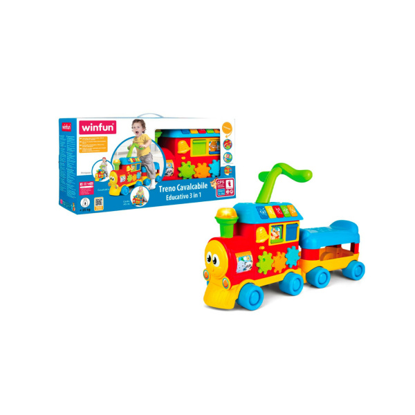 Treno Cavalcabile Educativo 3in1