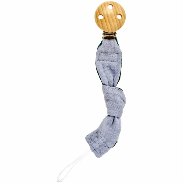 Catenella per ciuccio azzurro